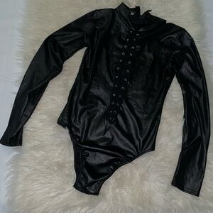 Black Long Sleeve Bodysuit